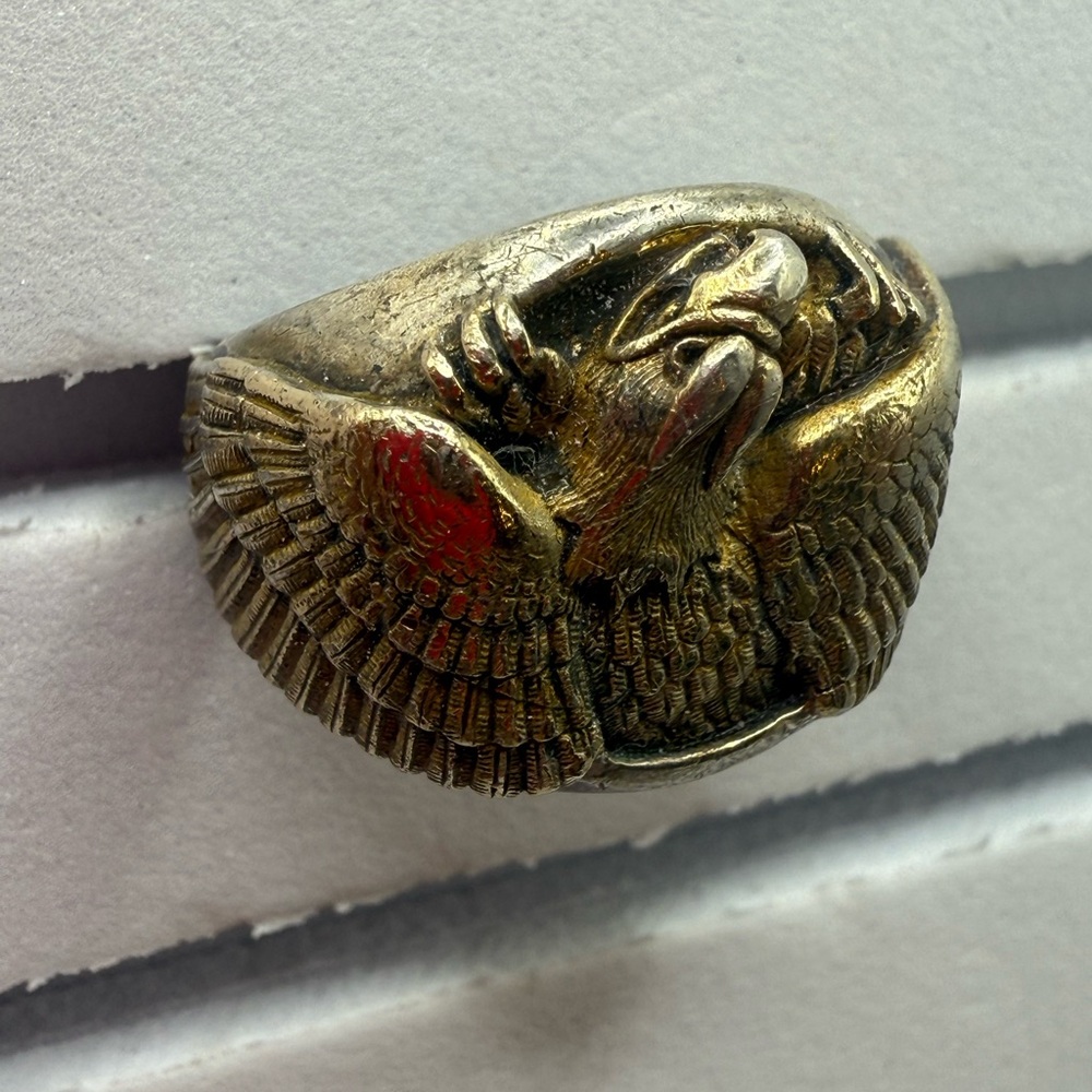 Eagle keepsake men’s sterling ring size 9